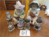 (7) Ceramic Figurines