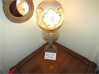 Very Old Antique Globe Lamp – 24” Tall