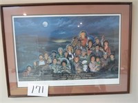 Framed Print – “Our Power is Our People” (Shape o)