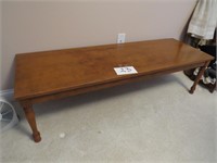 Long Maple Table/Bench – 54”LX18” D X 14.5”T
