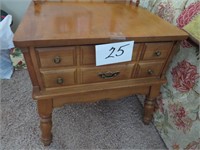 Maple Bedside/End Table (Ethan Allen) 23”W X 25” T