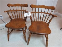 (2) Maple Chairs