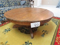 Round Oak Coffee Table – 42” Round – 16” Tall