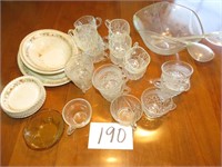 Asst. Glassware Set w/9 Pc. of Old English Johnsos