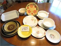 12 Plate ware Pieces with some Decorative & Paints