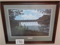 Framed Philip Stapp Print – “Wolf Creek Dam”