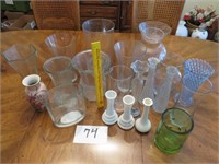 (22) Assorted Vases