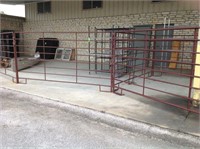 12 CATTLE PANELS (10 FT) & ONE GATE (10 FT)