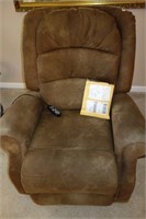 BONDED LEATHER RECLINING LIFT CHAIR W/HEAT AND