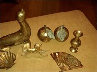 Assortment of Brass Decorative Items