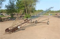 48FT ALLIED HAY ELEVATOR WITH MOTOR, WORKS PER
