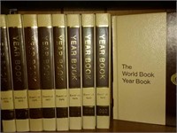 Set of 9 The Wold Book Year Book