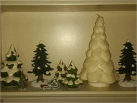 Miscellaneous Christmas Figurines and Trees