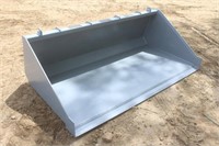 72" SKID STEER MATERIAL BUCKET WITH QUICK TACH