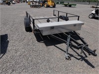 1986 1 Axle Flat Bed Trailer