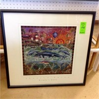 FRAMED "PIRATES COVE" BY JESSICA FRIES