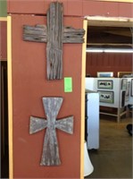 2 CROSSES FROM RECLAIMED WOOD
