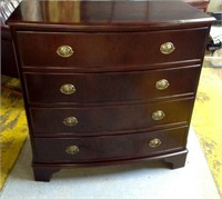 BOMBAY COMPANY  4 DRAWER BOW FRONT CHEST