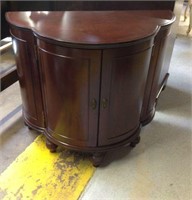 BOMBAY COMPANY 2 DOOR CURVED FRONT CHEST