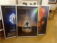 FRAMED MOVIE THEATRE MARQUE POSTERS 28.5" X 42"