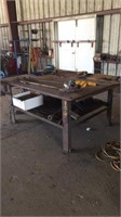 Heavy duty steel welding table with vise, Dewalt