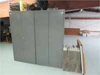 2 Door Cabinet With Office Supplies