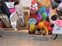 Thermoses, Kids water bottles, etc