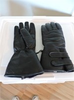 New leather thinsulate motorcycle gloves