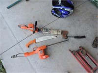 Electric trimmers & axe