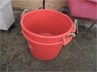 Pair of large water buckets