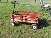 Child's wagon with racks