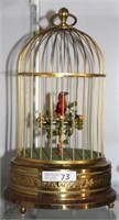 GERMAN AUTOMATON BIRD IN CAGE (NOT WORKING)