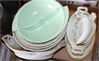 COLLECTION INC. PIERCED SERVING BOWLS, BOONTON