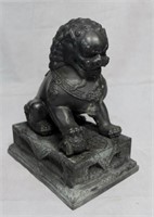 Chinese Bronze Foo Lion Dog Sculpture & Bank