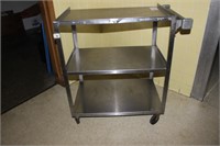 stainless steel utility cart
