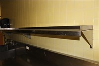 Stainless steel wall mount shelf