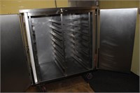 Dinex stainless steel  tray delivery cart