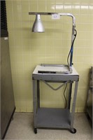 Superior heat lamp Model #50 with rolling cart