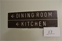 Signs-Dining room & Kitchen
