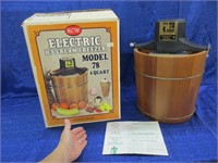 lk new vintage electric ice cream maker model 78