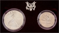 Coin 1992 Olympic Two-Coin Unc. Set