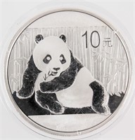 Coin 2015 10 Yuan Chinese Silver Panda