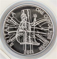 Coin 2011 UK Britannia L2 Silver Coin