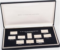 Coin 1980 US Olympic Sterling Silver Stamp Set