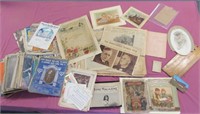 175+ old sheet music - old newspapers 1930s -etc