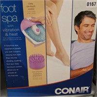 Conair foot spa w/ vibration and heat