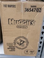 Huggies snug and dry size 4 diapers