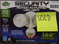 Security motion activated LED light - used