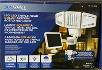 Sunforce 150 LED triple head solar motion