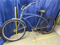 vintage huffy mens bike - blue